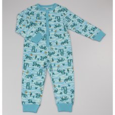GF4185: Boys All Over Print Tiger Cotton Onesie (2-6 Years)